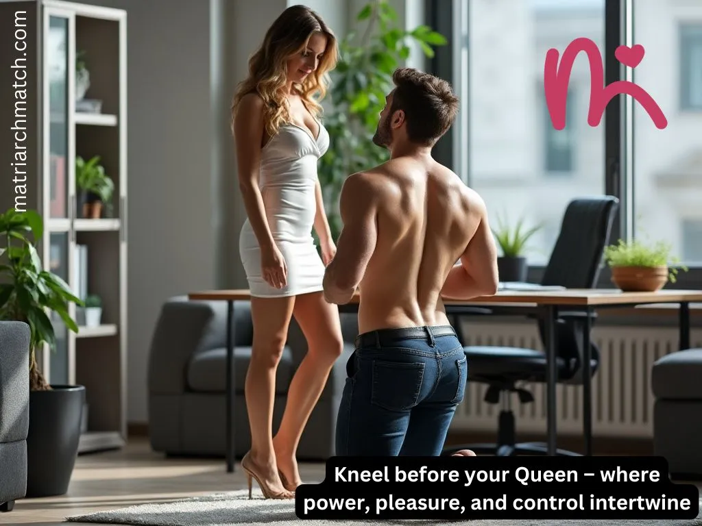 🌟 Kneel before your Queen – where power, pleasure, and control intertwine. 🌟 - MatriarchMatch.com